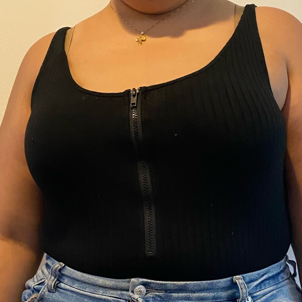 PLUS SIZE Bodysuit with Zipper LIKE NEW